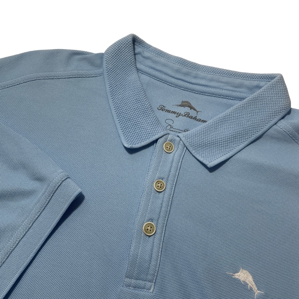 Tommy Bahama Large Light Blue‎ Short Sleeve Polo